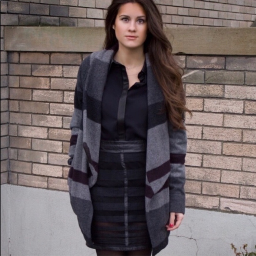 Theory Clarania Waterfall Cardigan Coat